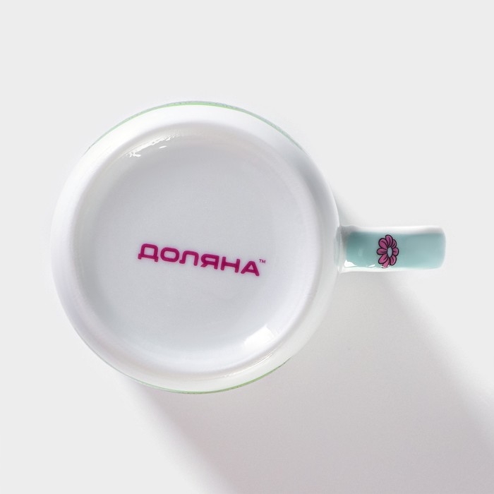 Кружка керамическая Доляна «Единорожка», 230 мл, цвет белый Кружка керамическая Доляна «Единорожка», 230 мл, цвет белый
