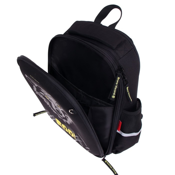 Рюкзак каркасный 36 х 28 х 17 см, Bruno Visconti "Взгляд зверя. Волк"