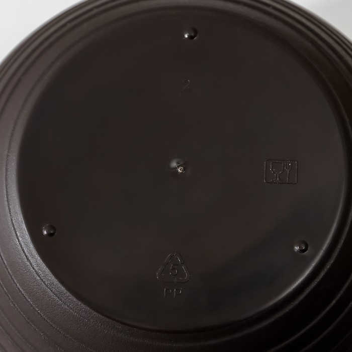 Горшок «Дуэт», 500 мл, цвет шоколадный-кофе с молоком Горшок «Дуэт», 500 мл, цвет шоколадный-кофе с молоком