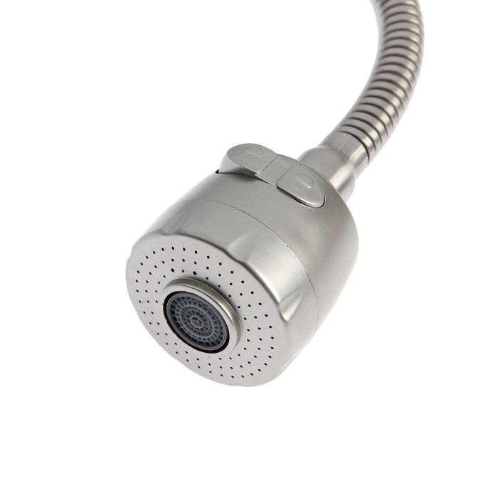 Смеситель для кухни ZEIN Z2390, гибкий излив, картридж керамика 40 мм, нерж. сталь, сатин Смеситель для кухни ZEIN Z2390, гибкий излив, картридж керамика 40 мм, нерж. сталь, сатин