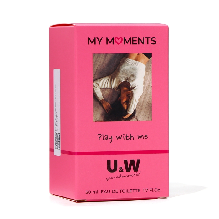 Туалетная вода женская My Moments Play with me, 50 мл Туалетная вода женская My Moments Play with me, 50 мл