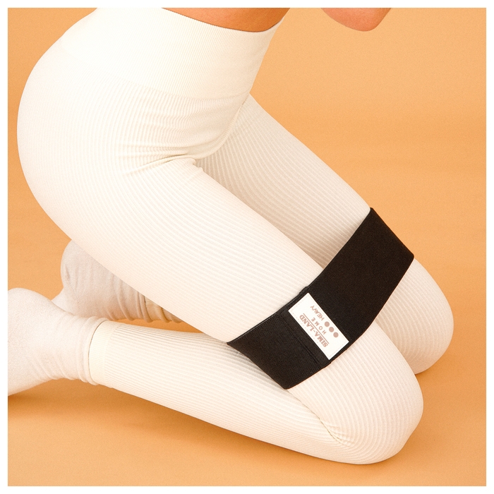 Фитнес-резинка Sima-Land Home HEAVY, нагрузка 20-32 кг, цвет чёрный Фитнес-резинка Sima-Land Home HEAVY, нагрузка 20-32 кг, цвет чёрный