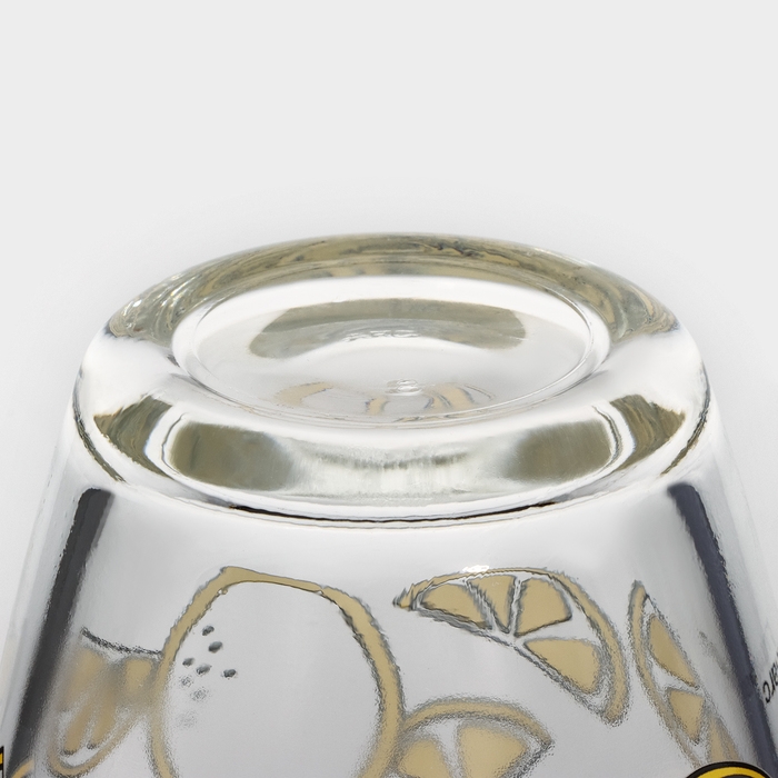 Стакан низкий стеклянный «Сочный фрукт», 250 мл, МИКС