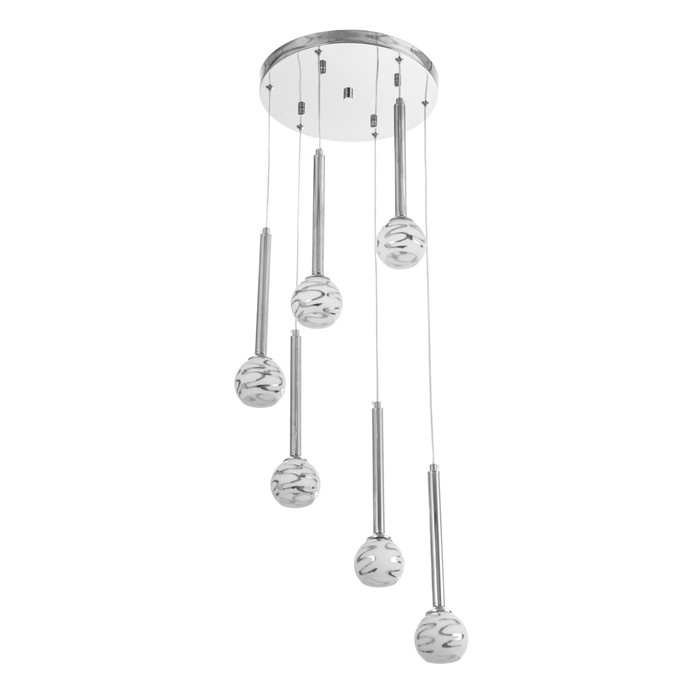 Светильник Светильник "Жаннетт" 6х3Вт G4 Хром 30х30х180см