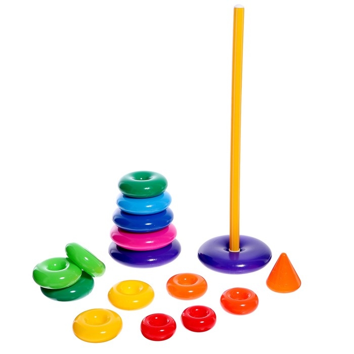 Пирамидка, с конусом, 15 колец Пирамидка, с конусом, 15 колец
