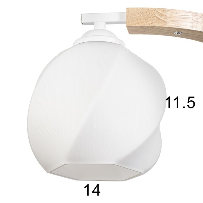 Люстра Люстра "Антер" 3хЕ27 40Вт белый 48х48х27 см BayerLux