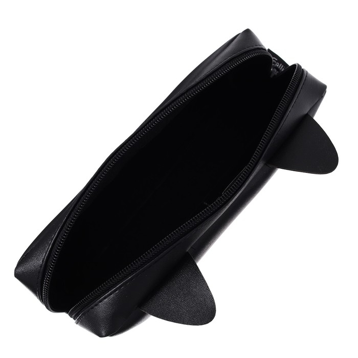 Пенал мягкий 1 отделение 90 х 200 х 50 мм, объёмный, кожзам, Calligrata Пенал мягкий 1 отделение 90 х 200 х 50 мм, объёмный, кожзам, Calligrata "Котик"