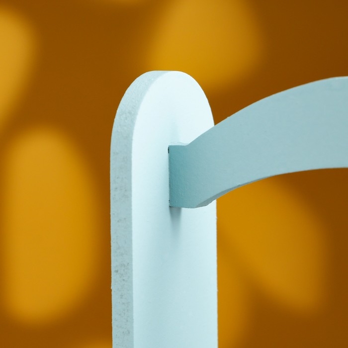 Кашпо - ящик деревянный 13,5х13,5х30 см Серо-голубой Кашпо - ящик деревянный 13,5х13,5х30 см Серо-голубой