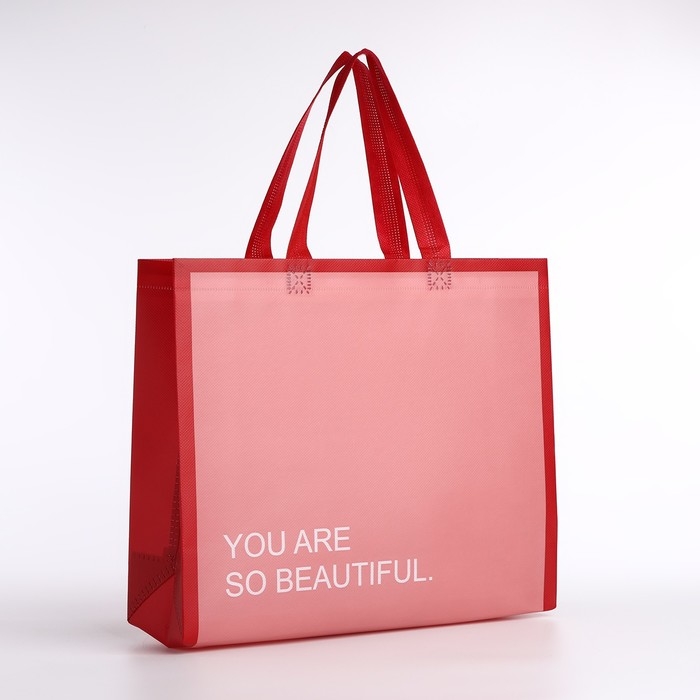 Сумка хозяйственная без застёжки, цвет розовый Сумка хозяйственная без застёжки, цвет розовый