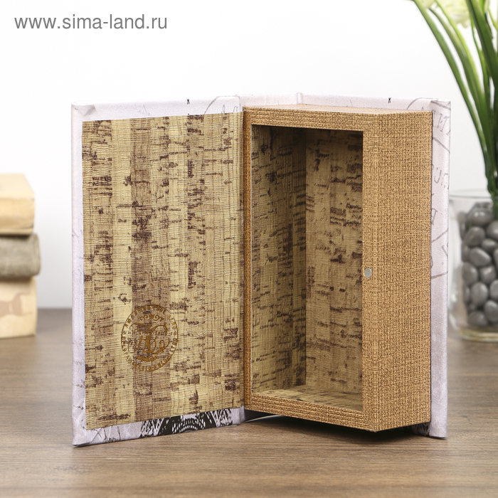 Шкатулка-книга дерево Шкатулка-книга дерево "Эйфелева башня. Париж" кожзам 17х11х5 см