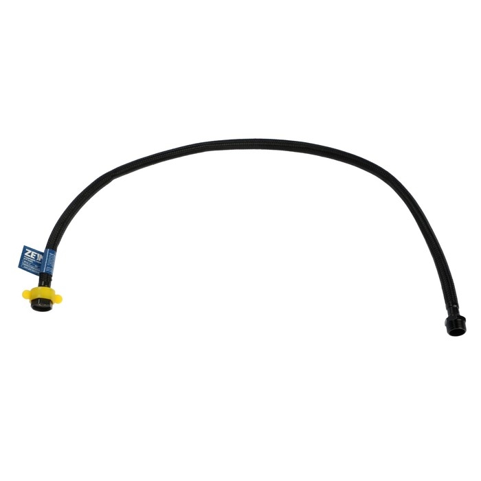 Подводка гибкая для воды ZEIN engr, нейлон, 1/2 Подводка гибкая для воды ZEIN engr, нейлон, 1/2", гайка-штуцер, 80 см, с ключом, черная