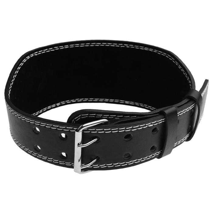 Пояс для тяжёлой атлетики ONLYTOP 110 см, искусственная кожа, цвет чёрный Пояс для тяжёлой атлетики ONLYTOP 110 см, искусственная кожа, цвет чёрный