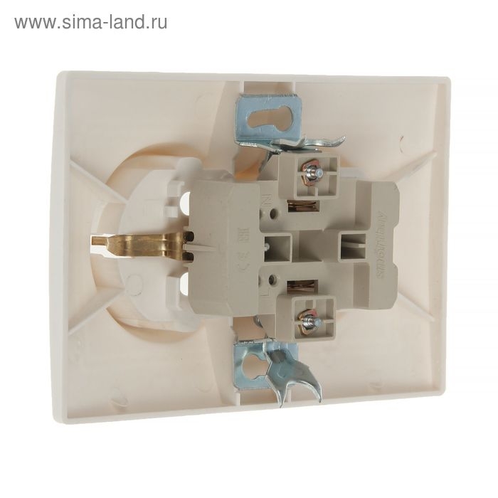 Розетка Smartbuy  Розетка Smartbuy "Венера", 16 А, двухместная, скрытая, с з/к, белая
