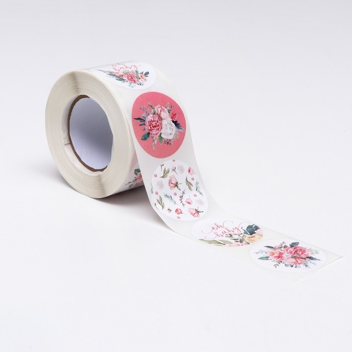 Наклейки в рулоне Наклейки в рулоне "Love",500 шт,3,8 х 3,8 см