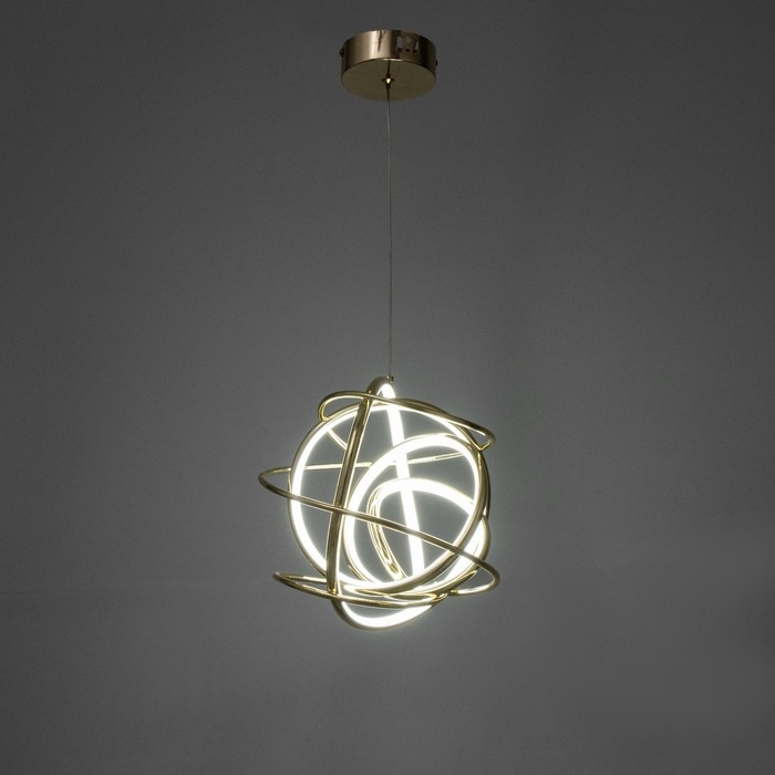 Светильник BayerLux Светильник BayerLux "Ронда" LED 84Вт 6000К золото 28х28х100 см