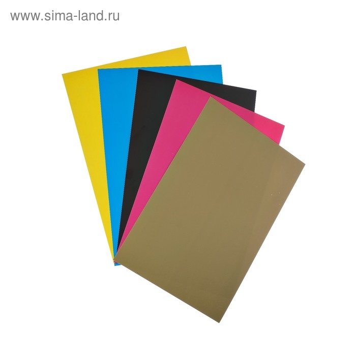 Картон цветной А4, 5 листов, 10 цветов, мелованный, двусторонний, в папке Картон цветной А4, 5 листов, 10 цветов, мелованный, двусторонний, в папке