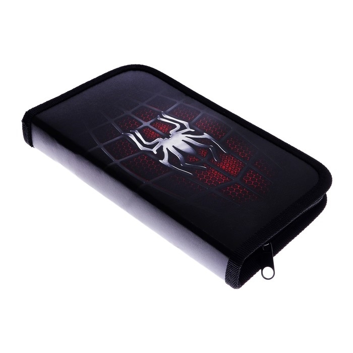 Пенал 1 секция 115 х 205 х 30 мм, Calligrata Пенал 1 секция 115 х 205 х 30 мм, Calligrata "Паук", ламинированный картон