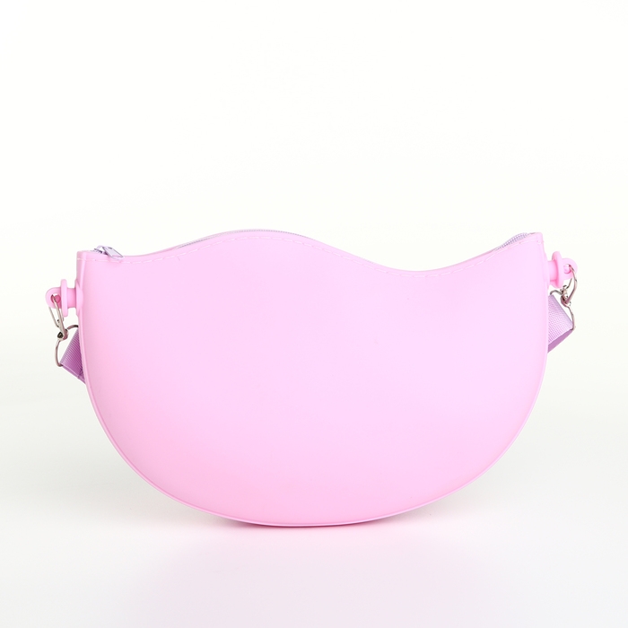 Сумка детская для девочки на молнии, цвет розовый