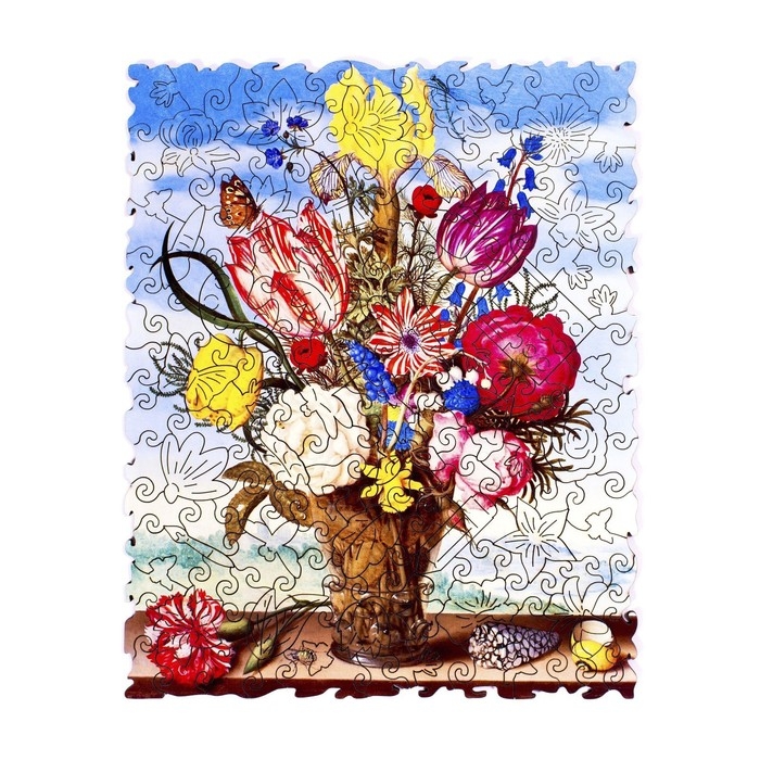 Пазл фигурный «Букет» М Пазл фигурный «Букет» М