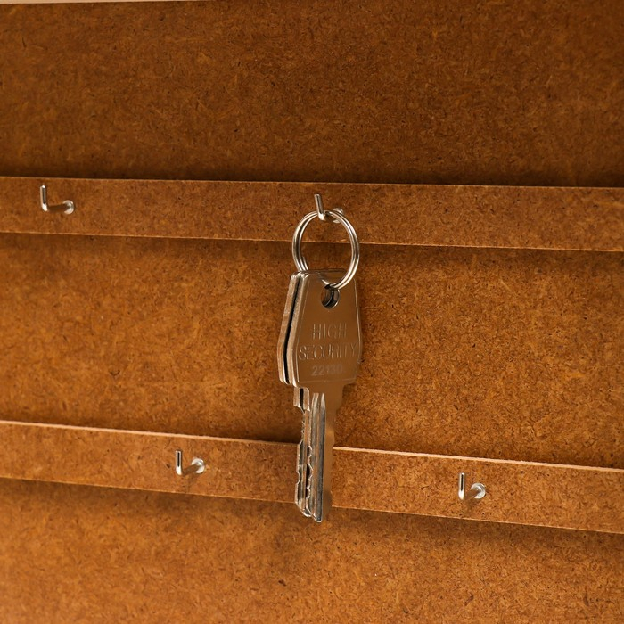 Ключница Ключница "Дом у моря" молочный дуб 26х31 см МИКС