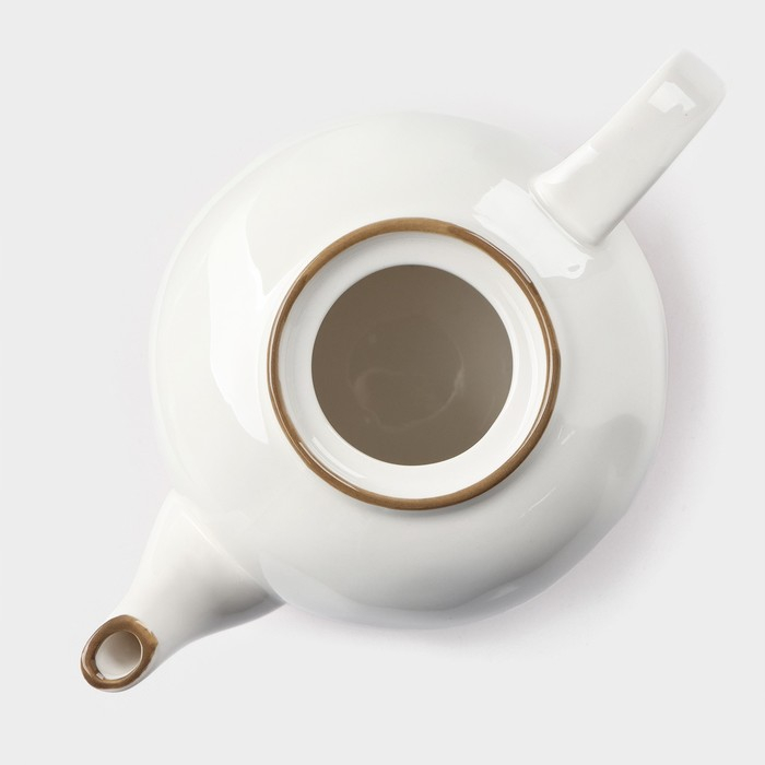 Чайник фарфоровый заварочный Доляна «Космос», 600 мл, цвет красный Чайник фарфоровый заварочный Доляна «Космос», 600 мл, цвет красный