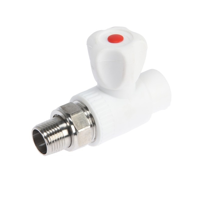 Кран шаровой для радиатора ZEIN, полипропиленовый, прямой, d=20 мм х 1/2 Кран шаровой для радиатора ZEIN, полипропиленовый, прямой, d=20 мм х 1/2"