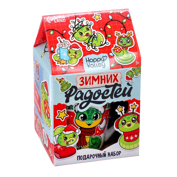 Подарочный набор «Зимних радостей», игрушка, кружка 150 мл Подарочный набор «Зимних радостей», игрушка, кружка 150 мл