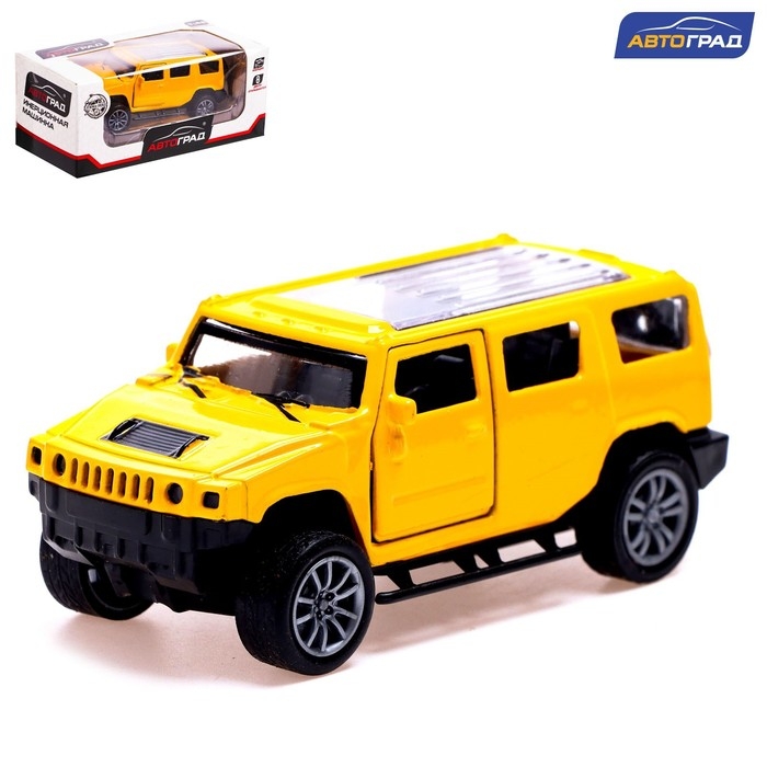 Машина металлическая «Крузер», 1:48, инерция, открываются двери, цвет жёлтый Машина металлическая «Крузер», 1:48, инерция, открываются двери, цвет жёлтый