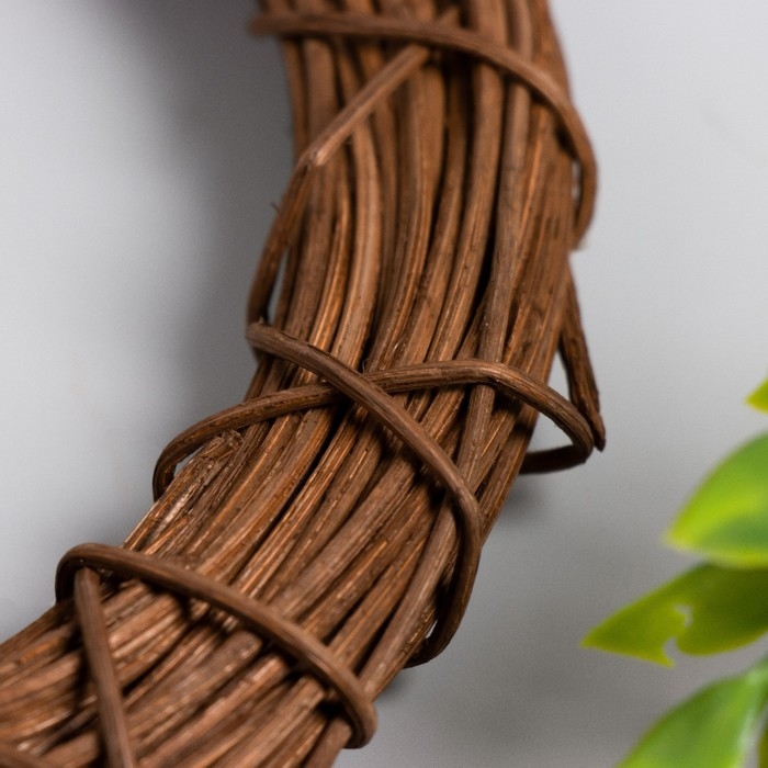 Кольцо ротанг для изготовления ловца снов Кольцо ротанг для изготовления ловца снов "Тёмно-коричневый" d=15 см