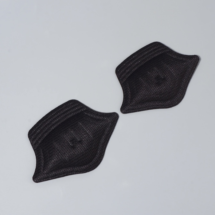 Подпяточники для обуви, на клеевой основе, 11 × 8 см, пара, цвет чёрный Подпяточники для обуви, на клеевой основе, 11 × 8 см, пара, цвет чёрный
