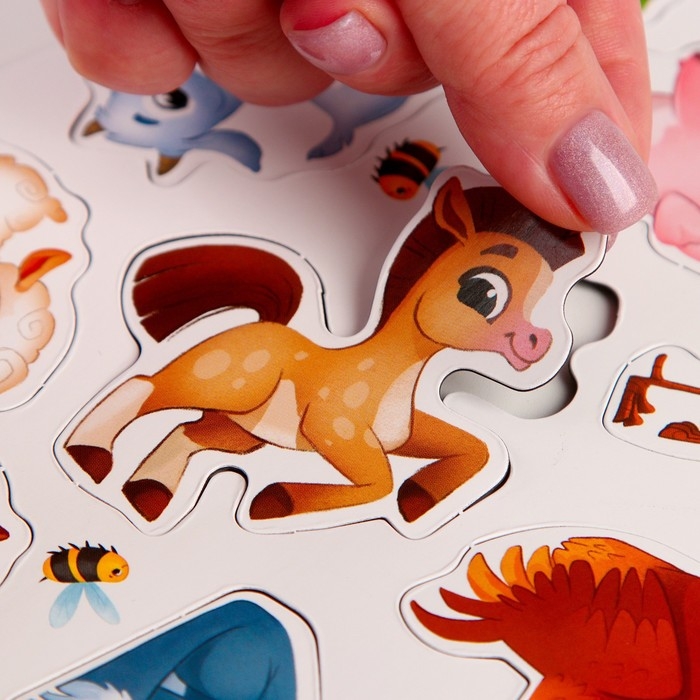 Магнитная игра «Животные фермы» Магнитная игра «Животные фермы»