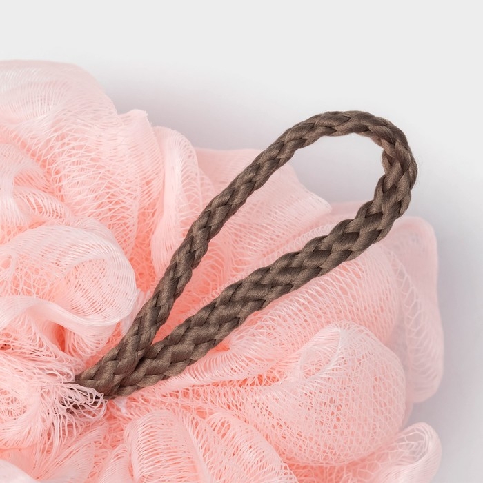 Мочалка для тела Доляна «Нежность», 50 гр, цвет розовый Мочалка для тела Доляна «Нежность», 50 гр, цвет розовый