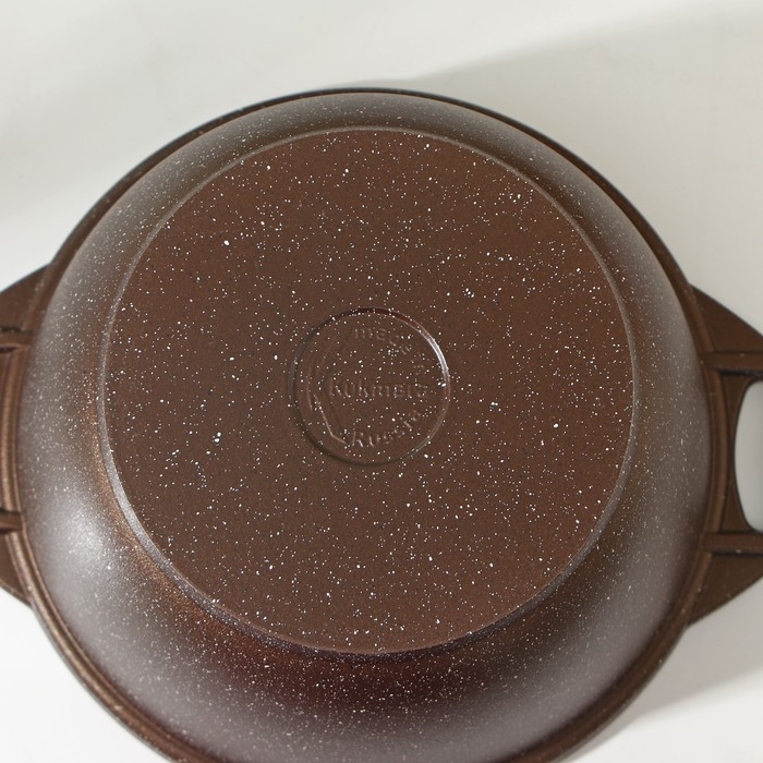 Кастрюля, 3 л, d=24.5 см, h=17 см, антипригарное покрытие, цвет кофейный мрамор Кастрюля, 3 л, d=24.5 см, h=17 см, антипригарное покрытие, цвет кофейный мрамор