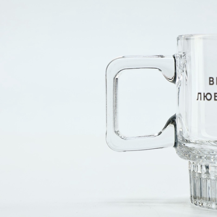 Кружка стеклянная &laquo;Время радовать&raquo;, 270 мл