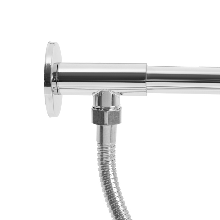 Душевая система ZEIN Z1011, верхняя душевая лейка, гибкий шланг, нержавеющая сталь, хром Душевая система ZEIN Z1011, верхняя душевая лейка, гибкий шланг, нержавеющая сталь, хром