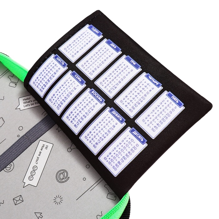 Пенал 1 секция 140 х 210 х 40 мм, откидной карман и косметичка, тканевый, Calligrata TOP Content Пенал 1 секция 140 х 210 х 40 мм, откидной карман и косметичка, тканевый, Calligrata TOP Content "Гейм"