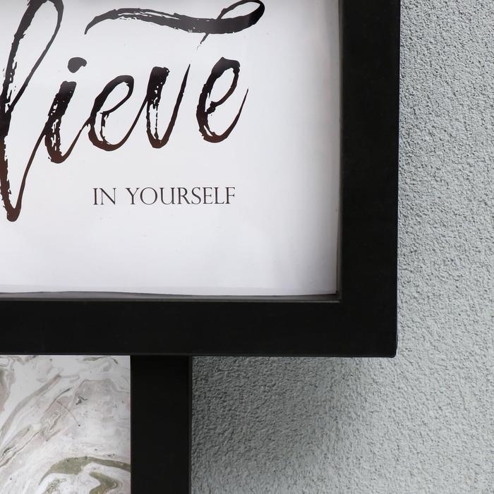 Фоторамка пластик на 10 фото 10х15 см  Фоторамка пластик на 10 фото 10х15 см "Пассаж" чёрная 55х48,5 см