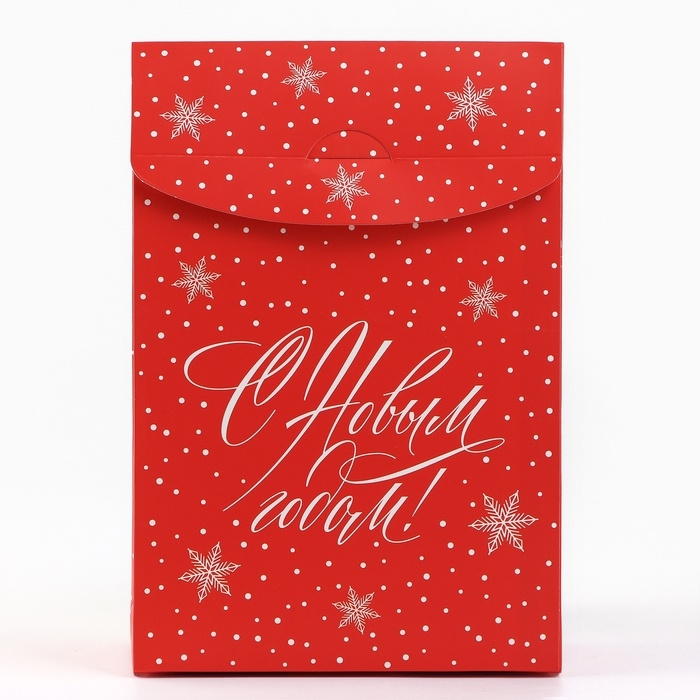 Коробка подарочная новогодняя складная «Роскошный праздник», 15 х 7 х 22 см, Новый год