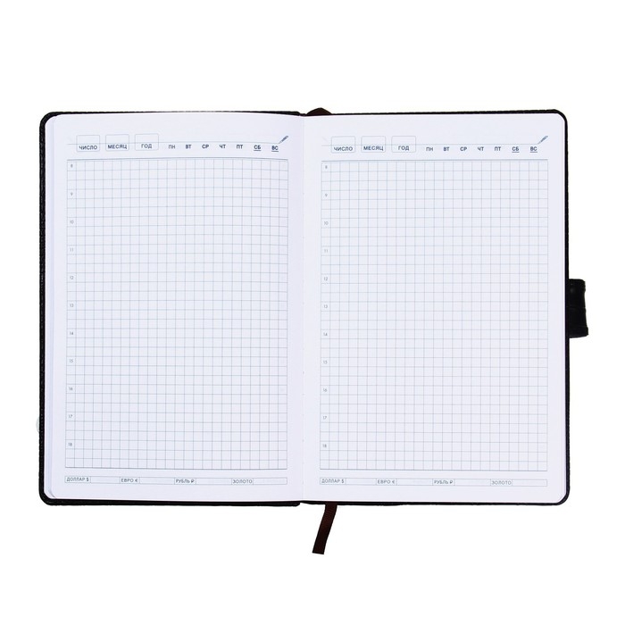 Ежедневник недатированный, обложка ПВХ, формат А5, 140 листов в клетку, на кнопке, рептилия, МИКС Ежедневник недатированный, обложка ПВХ, формат А5, 140 листов в клетку, на кнопке, рептилия, МИКС