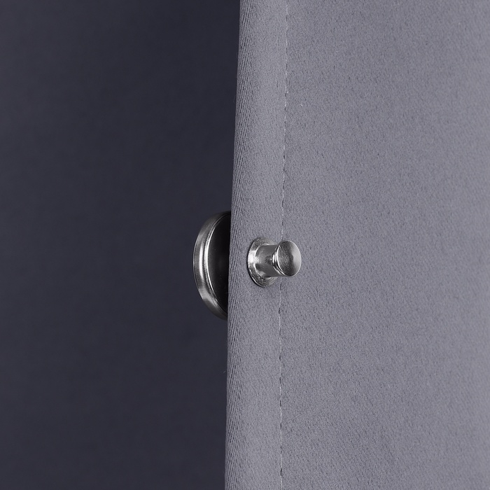 Подхват для штор «Магнитная кнопка», на прокол, d=2 см, 2 шт Подхват для штор «Магнитная кнопка», на прокол, d=2 см, 2 шт