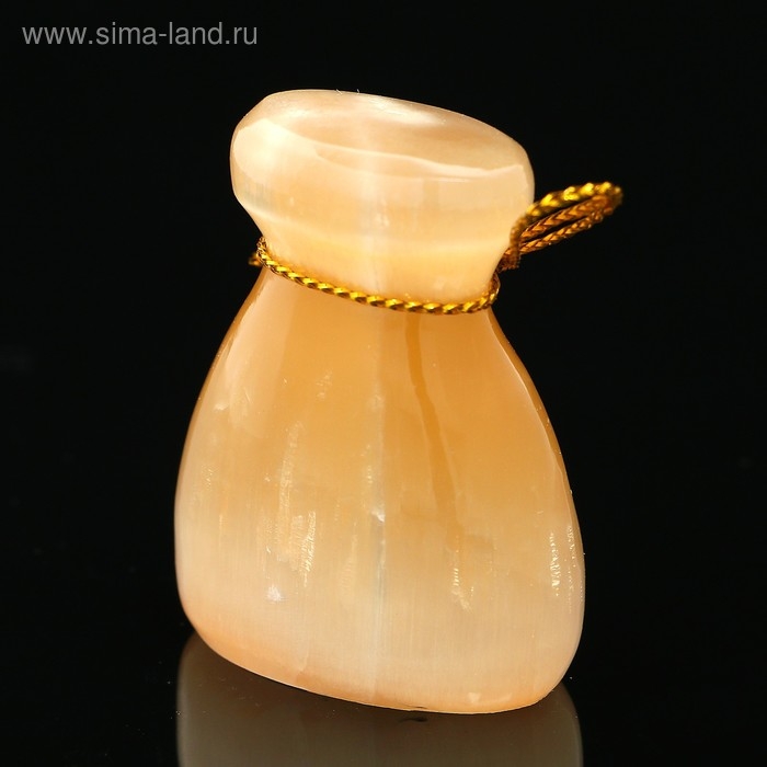 Сувенир «Мешочек успеха», большой, селенит Сувенир «Мешочек успеха», большой, селенит