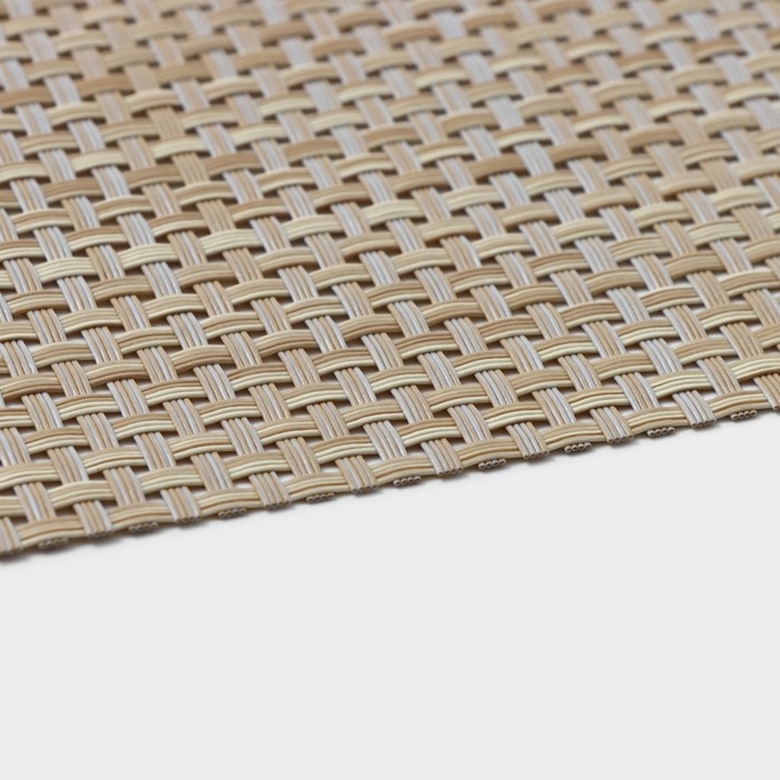 Салфетка сервировочная на стол Доляна «Классика», 45×30 см, цвет коричнево-бежевый