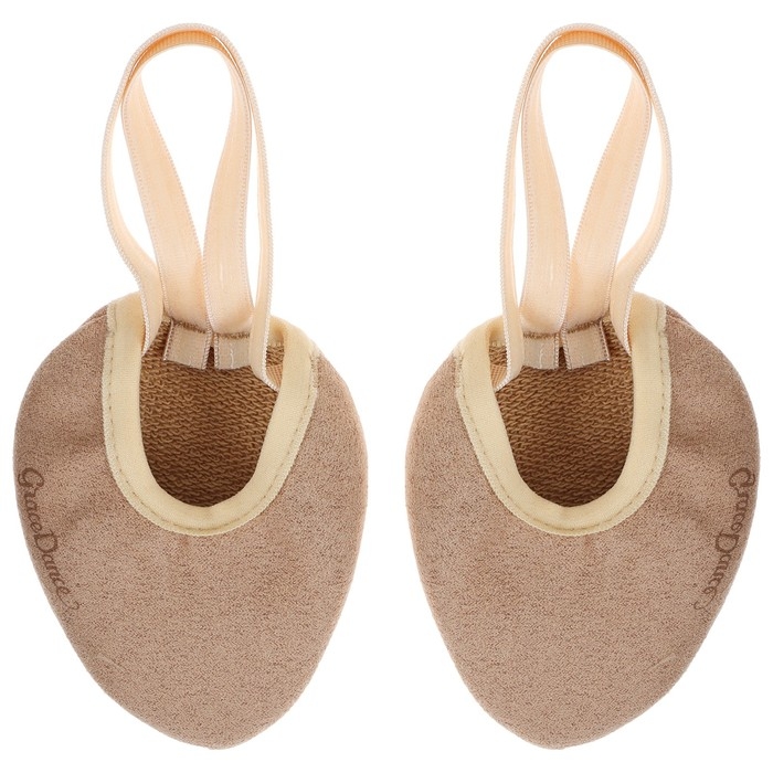 Полупальцы Grace Dance, с мягкой вставкой, р. 28-29, (17,5-18,5 см), цвет бежевый