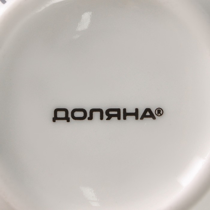 Кружка фарфоровая Доляна «Кис-кис-мяу», 350 мл, цвет белый Кружка фарфоровая Доляна «Кис-кис-мяу», 350 мл, цвет белый