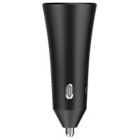 Автомобильное зарядное устройство Xiaomi Mi 37W Dual-Port Car Charger, 2 USB, 3А, черное