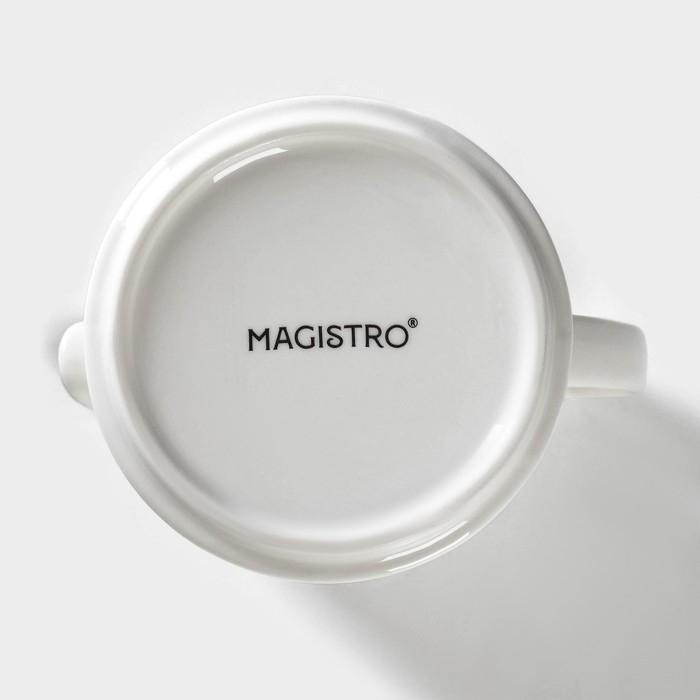 Молочник фарфоровый «Морской бриз», 250 мл, цвет белый Молочник фарфоровый «Морской бриз», 250 мл, цвет белый