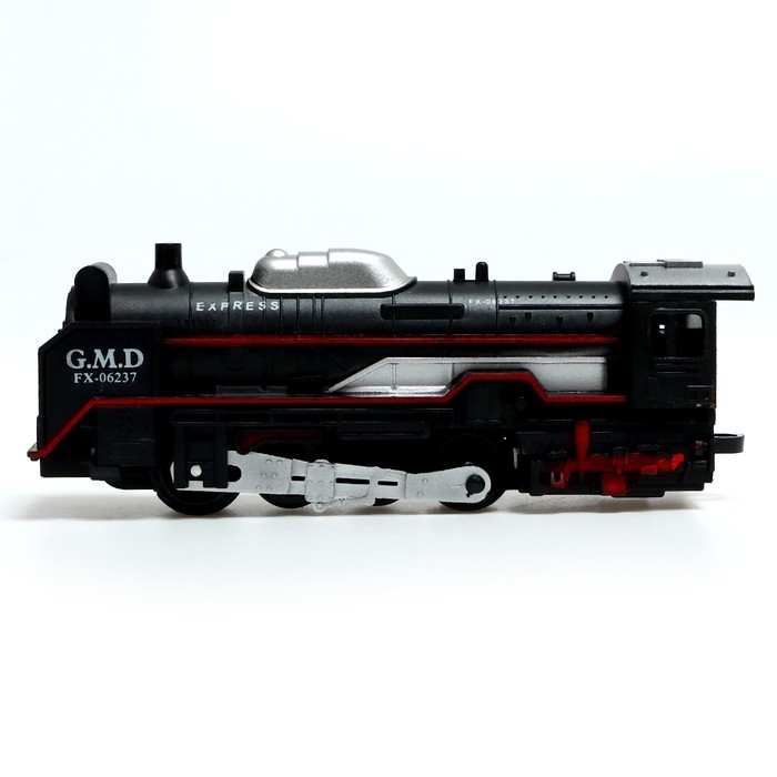 Железная дорога «Классика», работает от батареек, поезд и 4 вагона в комплекте Железная дорога «Классика», работает от батареек, поезд и 4 вагона в комплекте