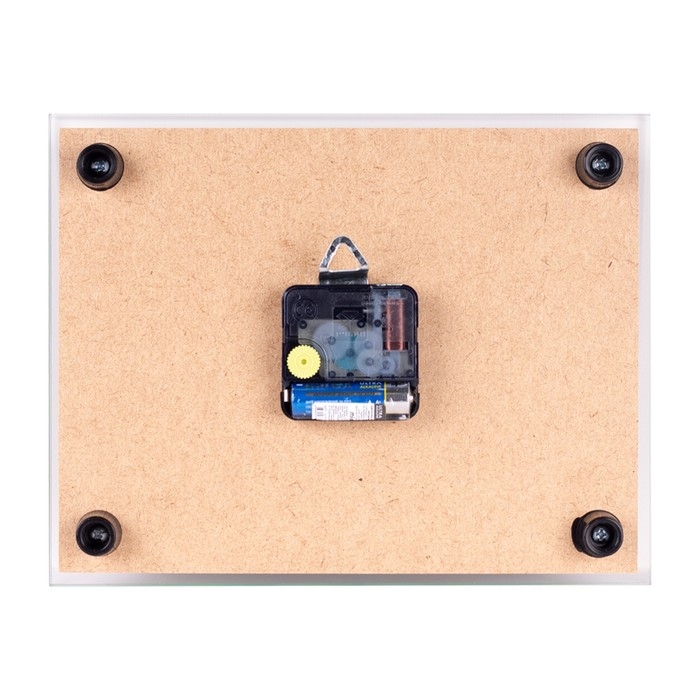 Часы настенные, интерьерные "Белая роза", бесшумные, 20 х 25 см, АА