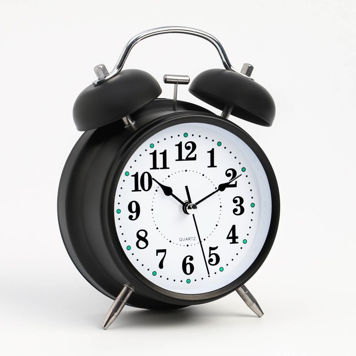 Будильник Будильник "Классика", дискретный ход, с подсветкой, 16.5 х 11 х 5.5 см