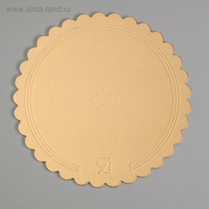 Подложка усиленная, волна, 30 см, золото-черный, 3,2 мм Подложка усиленная, волна, 30 см, золото-черный, 3,2 мм